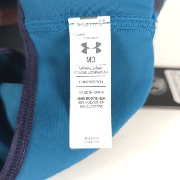 NWT‎ Under Armour Bra Medium-Impact Sports Bra COMPRESSION 1250132 Size MEDIUM - Picture 9 of 13